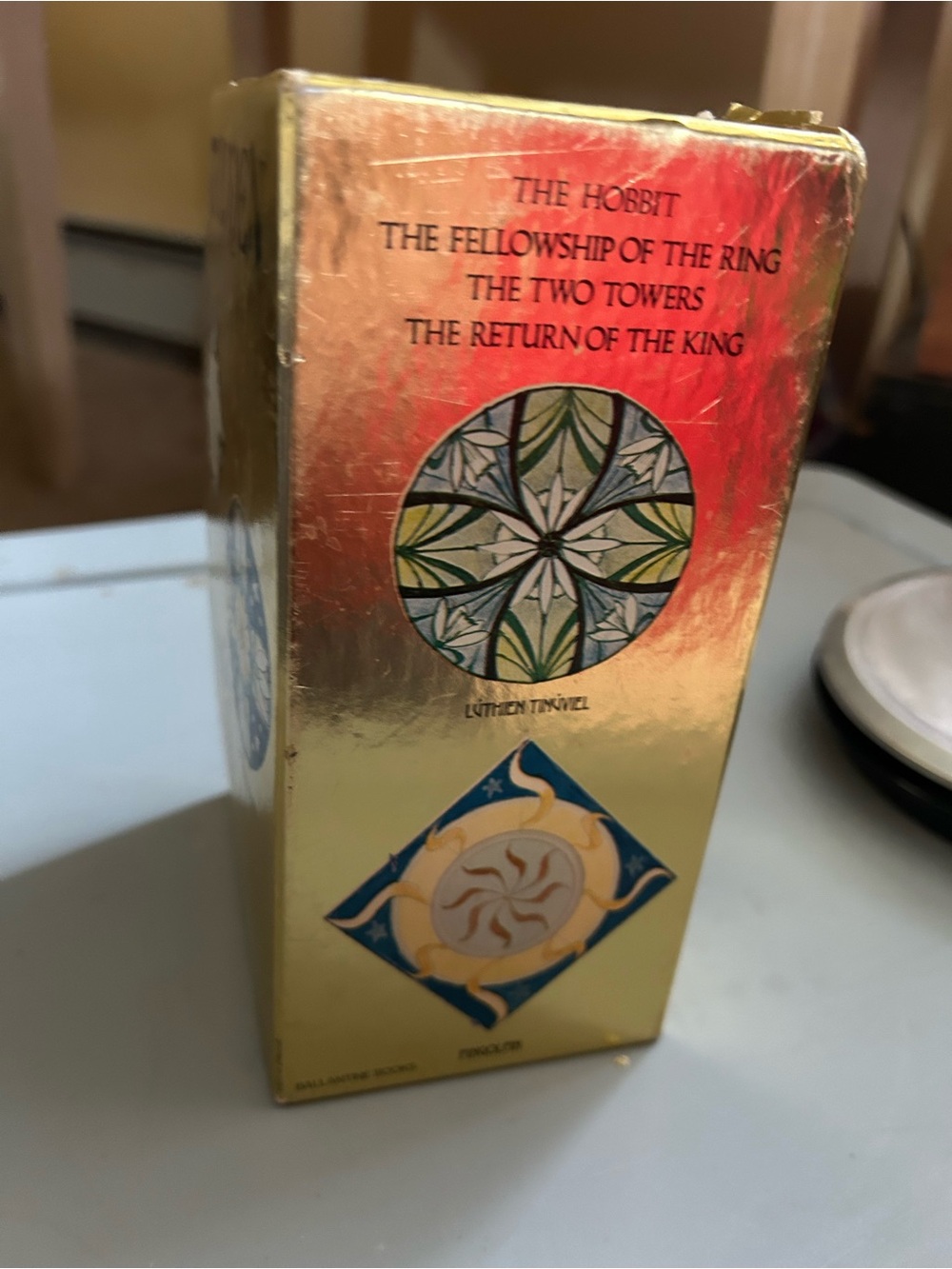 Vintage J.R.R Tolkien 4 Pack Book Gold Edition
